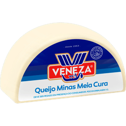 QUEJO MINAS MEIA CURA VENEZA PECA KG